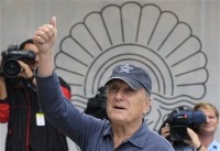 El actor también está promoviendo la cinta "The Road" pero en San Sebastián se dedicó a hablar de "Get Low"